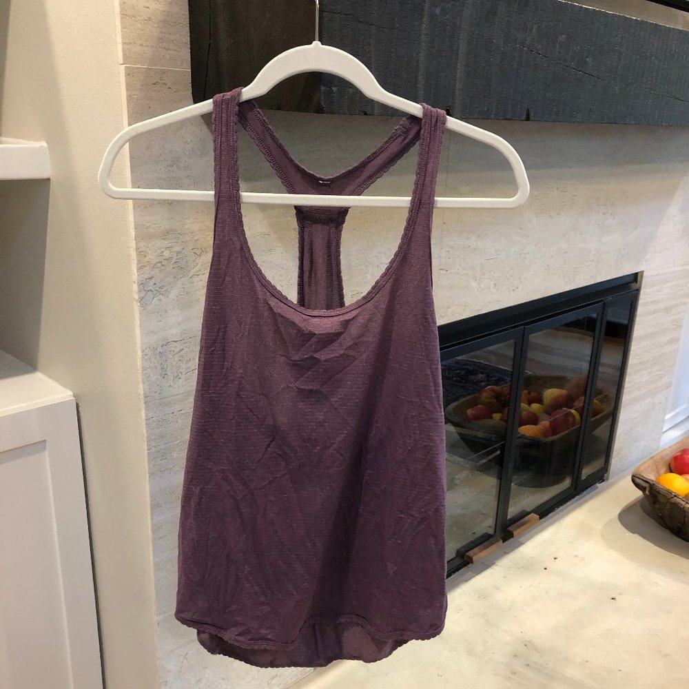 Lululemon Purple Racerback Tank Top